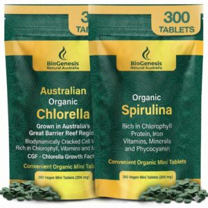 Biogenesis Organic Spirulina 200 mg Tablet – 600 count