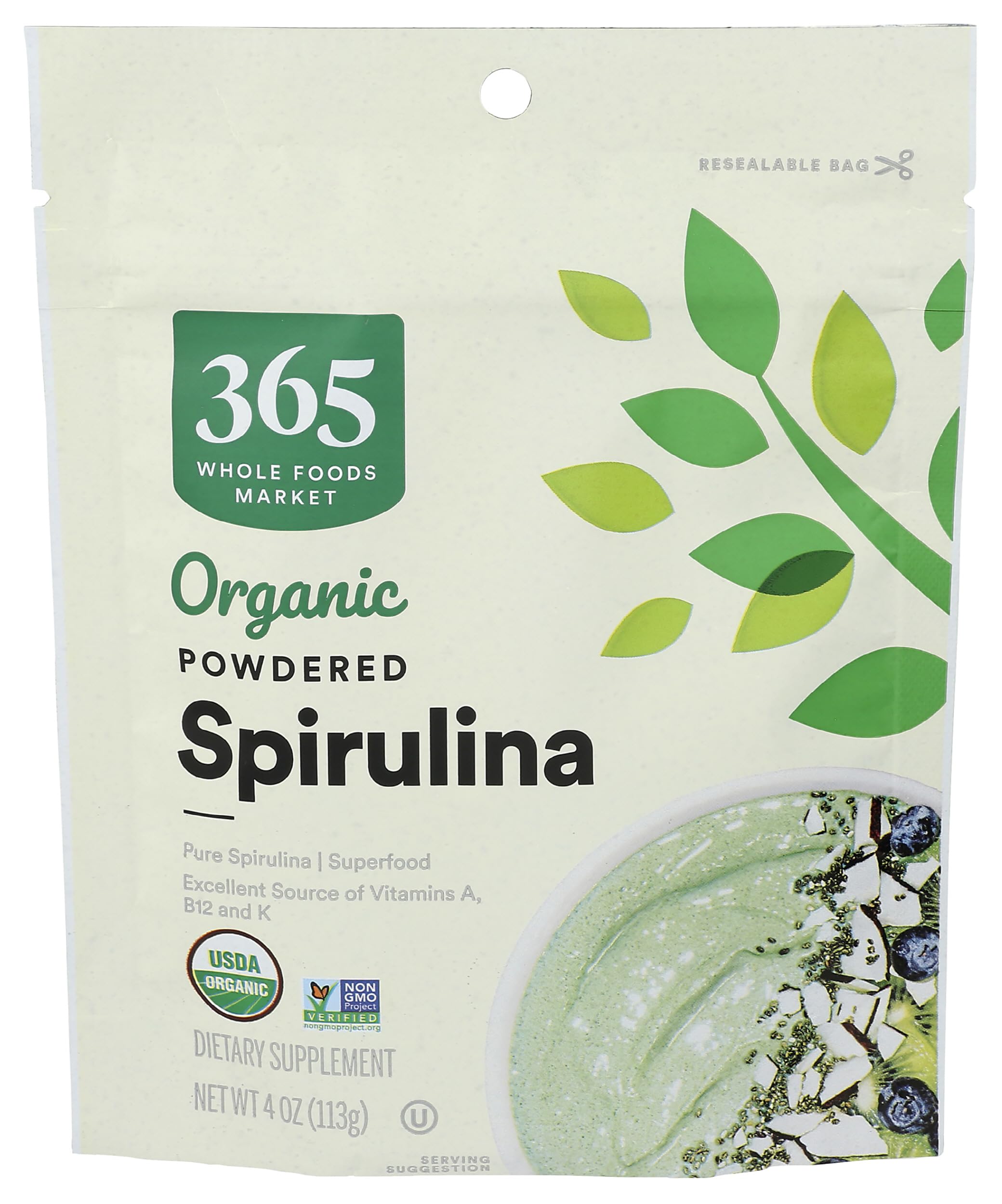 365 by Whole Foods Market, Spirulina Powder – 4 Ounce