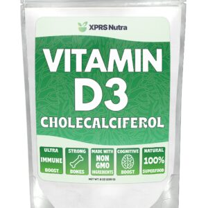 XPRS Nutra Vitamin D3 (cholecalciferol) Powder – 8 Ounce