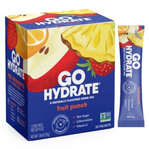 GoHydrate Instant Hydration Powder Packets Electrolytes