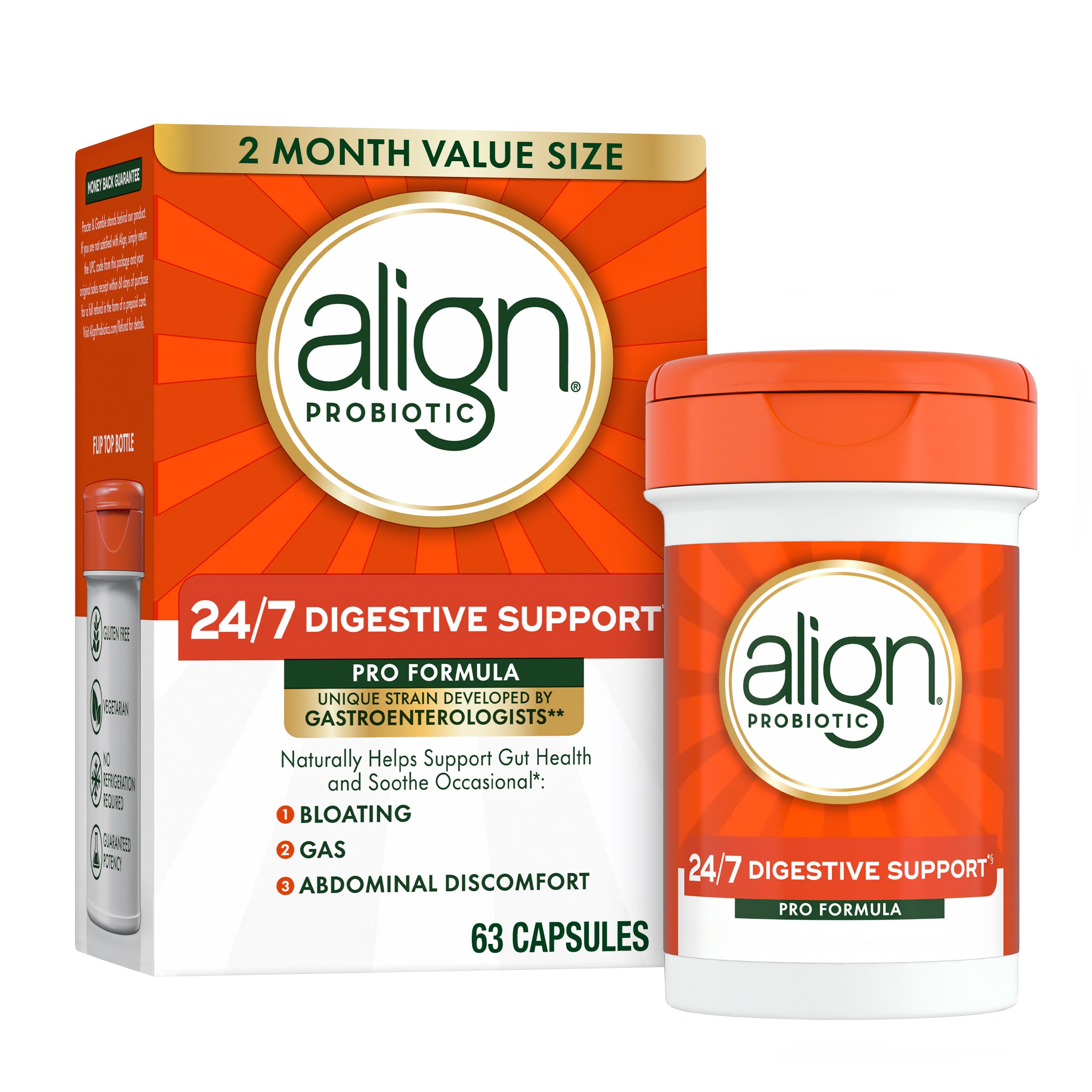 Align Probiotics Capsule – 63 capsules