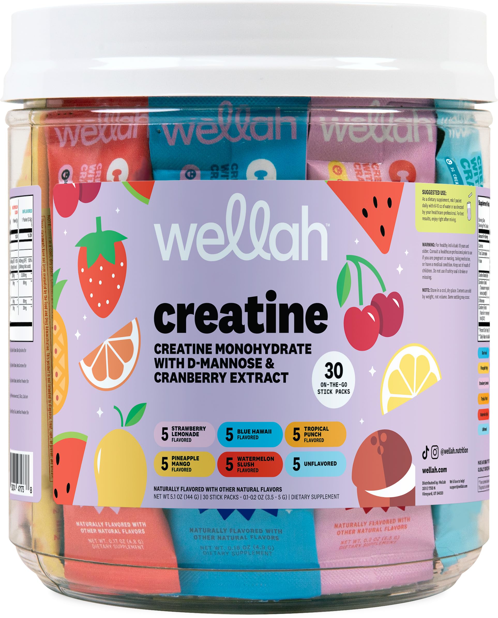 Wellah Creatine Packet – 30 stick