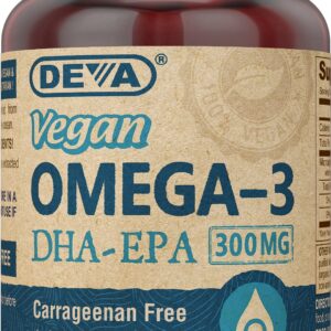Deva Vegan Algal omega-3 300 mg Softgel