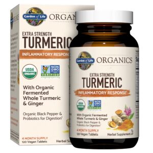 Garden of Life Turmeric Tablet – 120 tablets