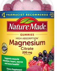 Nature Made Magnesium citrate 200 mg Gummy – 90 gummies