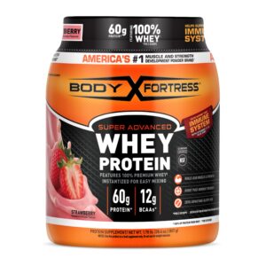 Body Fortress Super Advanced Whey Protein Powder – 1.78 lbs