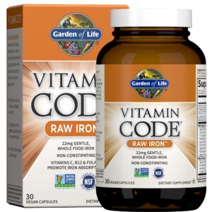 Garden of Life Iron Capsule – 30 capsules