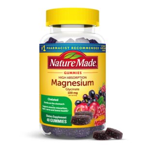 Nature Made Magnesium glycinate/bisglycinate Gummy – 40 count