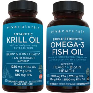 Viva Naturals 1250 mg Antarctic Fish oil omega-3 1250 mg