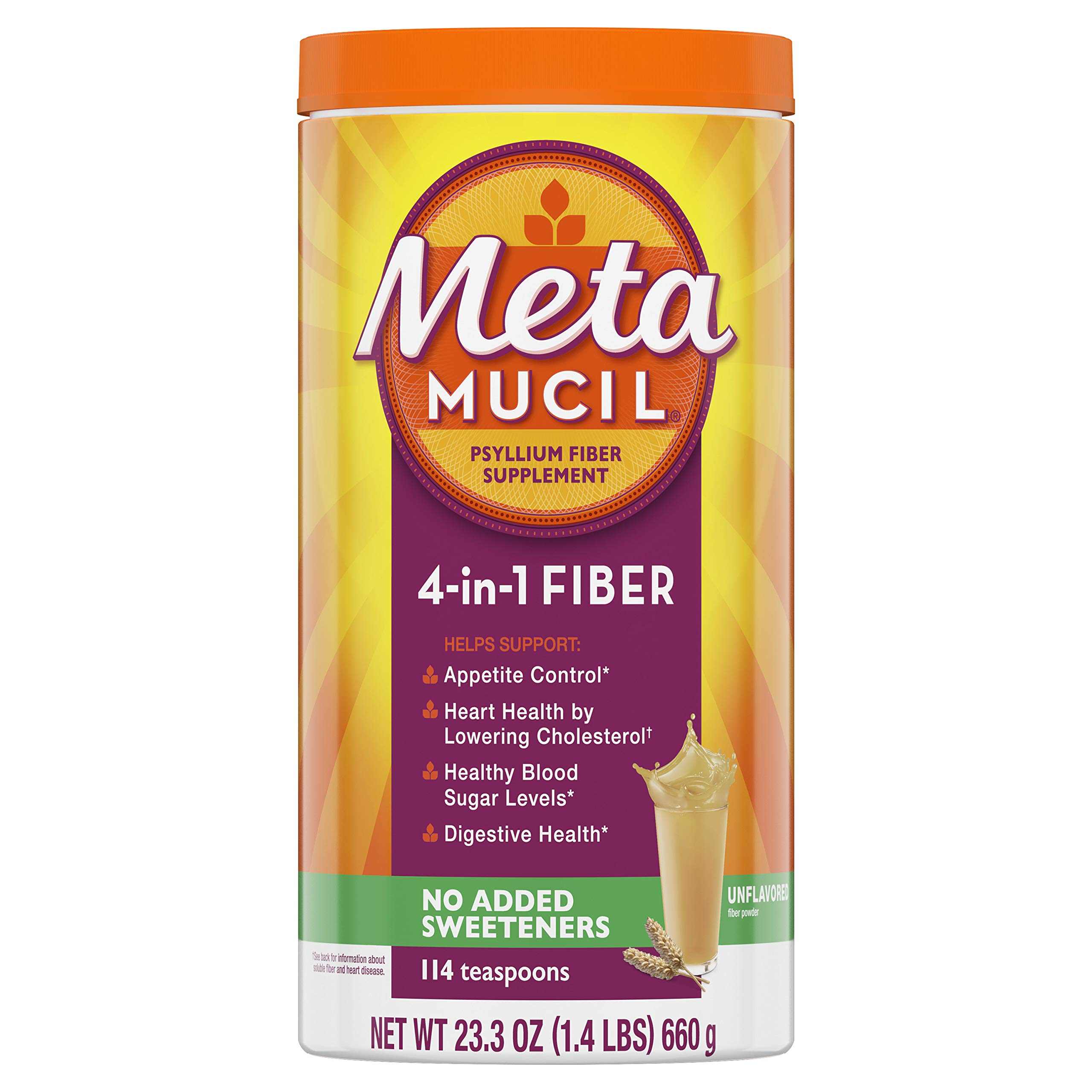 Metamucil Psyllium fibre Powder – 114 servings