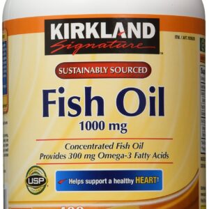 Kirkland Signature Fish oil omega-3 Softgel – 400 softgels