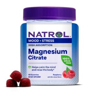 Natrol Magnesium citrate Gummy – 60 gummies
