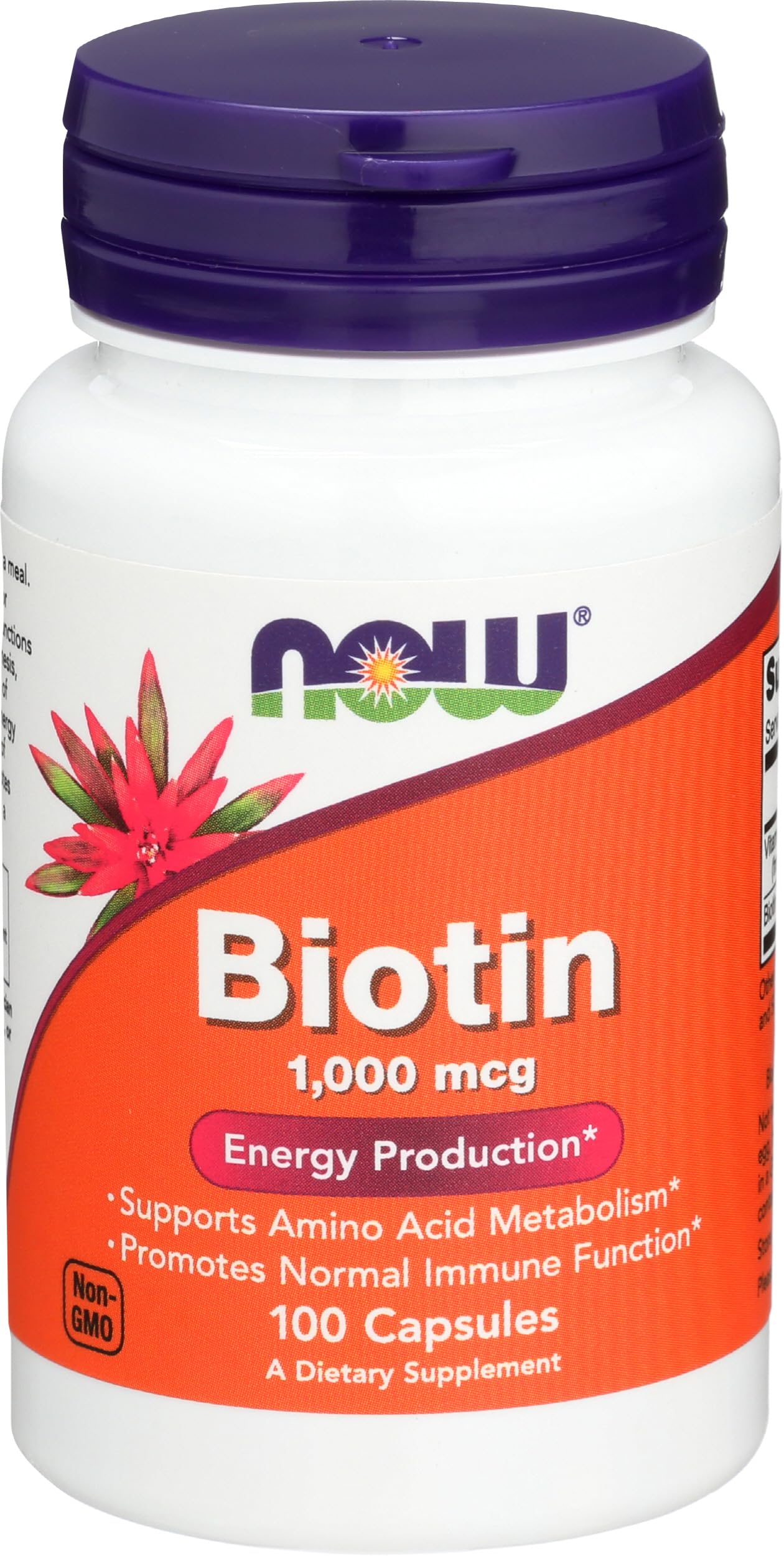 NOW Foods Biotin 1000 MCG Capsule – 100 capsules