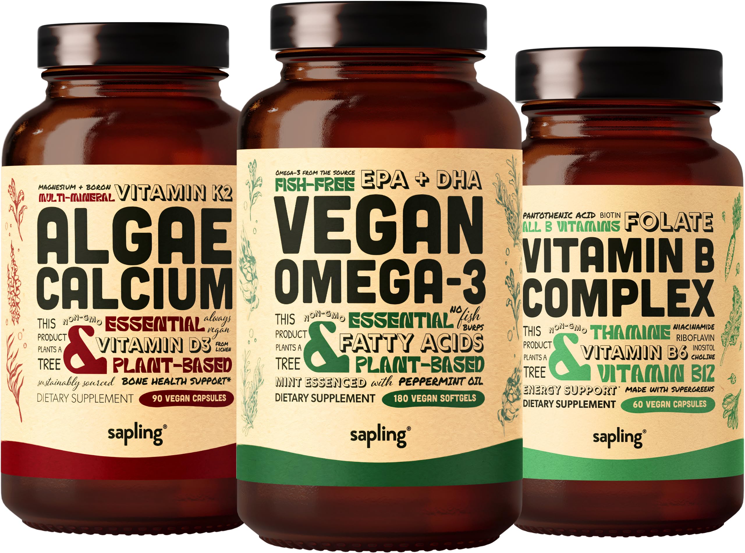 Vega Algal omega-3 Softgel – 180 softgels