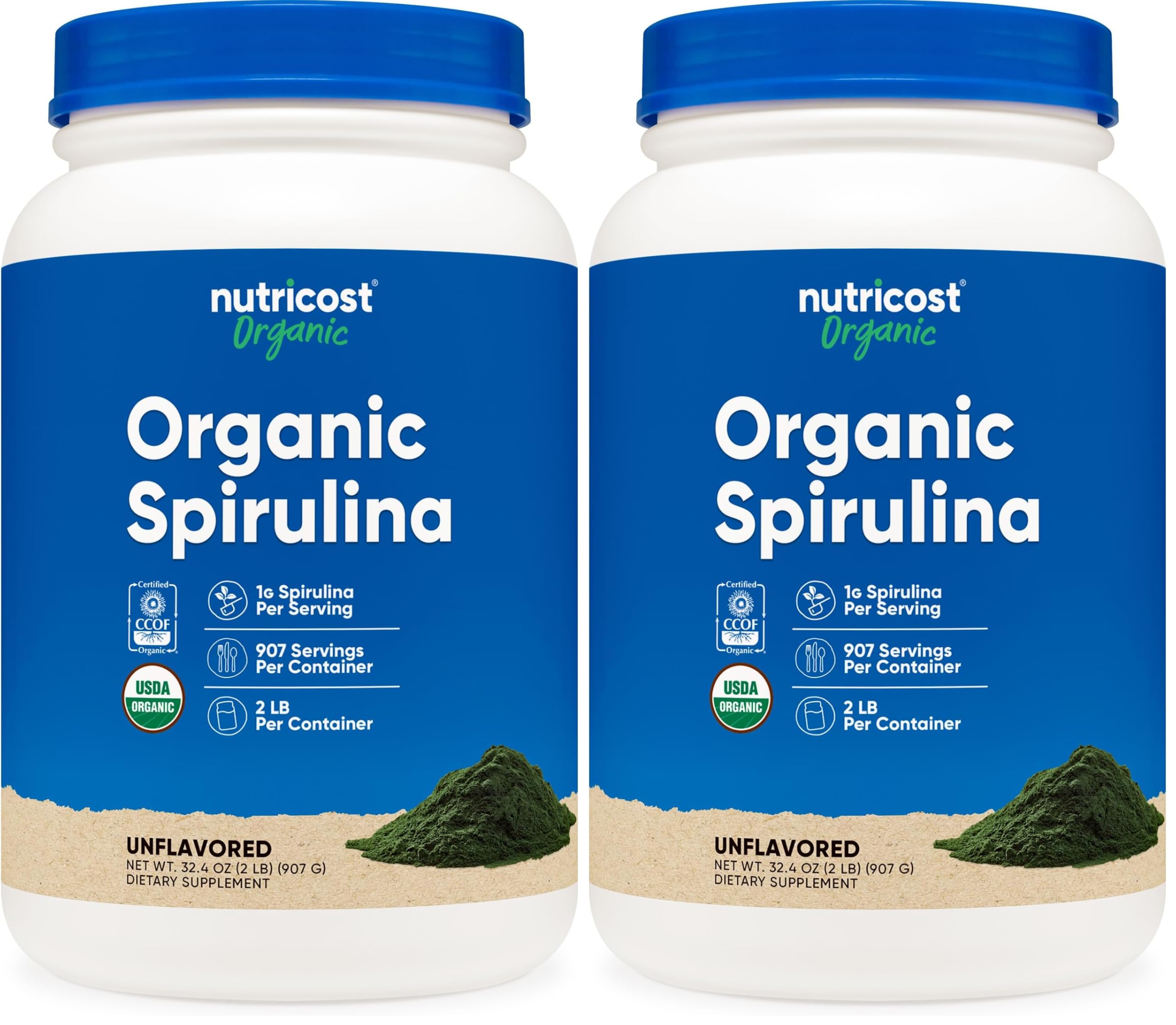 Nutricost Spirulina Powder – 2 LB