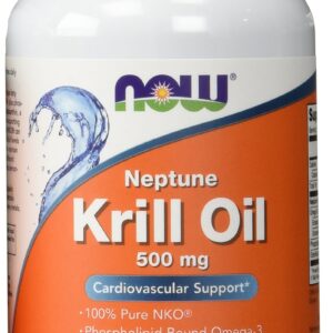 NOW Foods Krill oil omega-3 500 Mg Softgel – 120 softgels