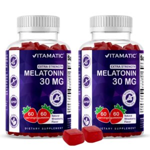 Vitamatic Sugar Free Melatonin 30 mg Gummy – 60 count