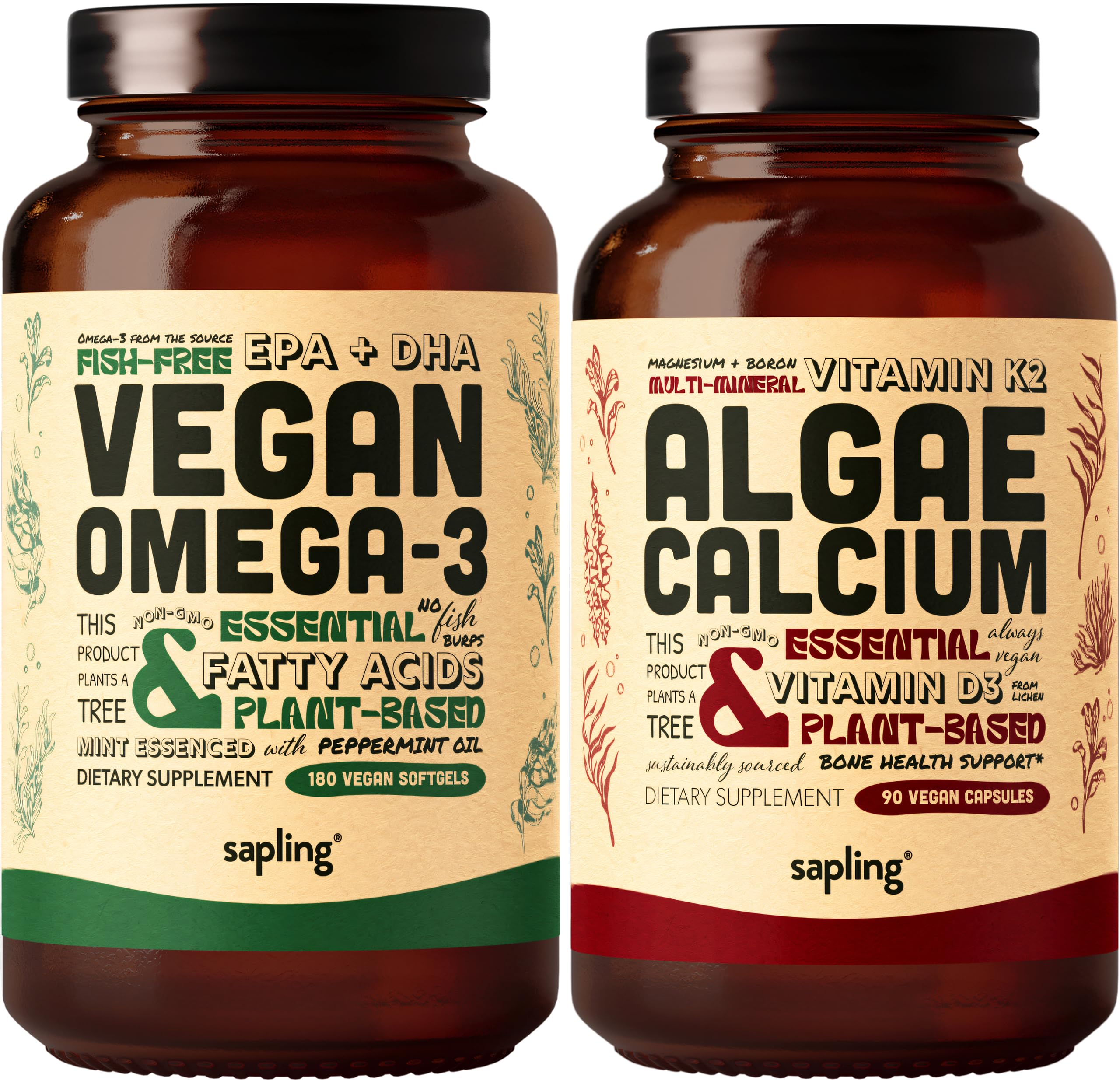 Vega Algal omega-3 Softgel – 180 softgels